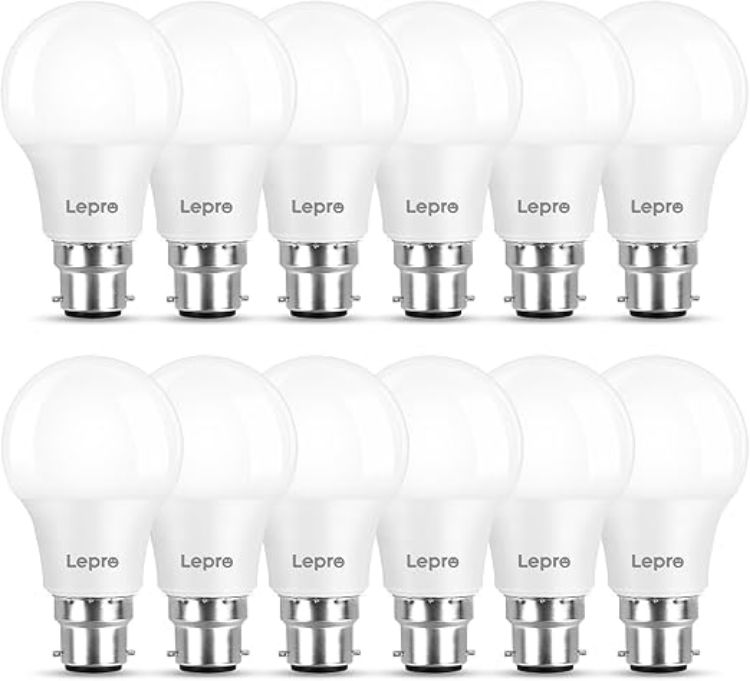 Picture of Lepro Bayonet Light Bulb, 8.5W=60W, 806lm, Warm White 2700K, Pack of 3 | B22 LED Bulb, BC A60 GLS Save 86% Energy Lightbulbs, No Flicker, Non-dimmable [Energy Class F]
