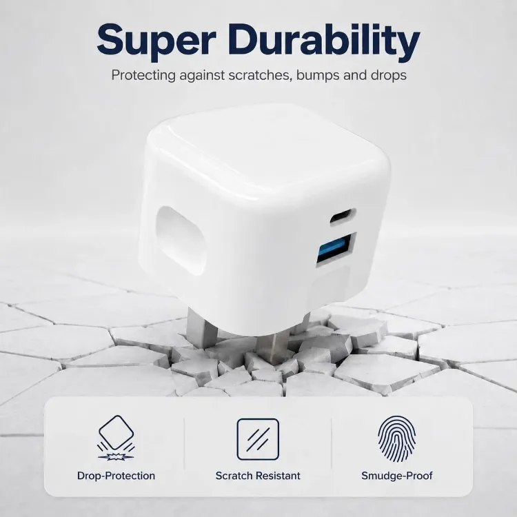 Picture of 4 in 1 Multi Charging Cable & 20w Dual Port Adapter For iPhone & Samsung Android