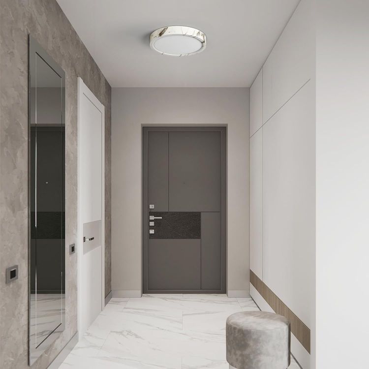 Picture of LVL LED Ceiling Light 12W, Round Flush Mount with Marble Texture, CCT Adjustable & Easy Install, Modern Lighting for Living Room, Bedroom, Kitchen, Bathroom (7 Inch) 