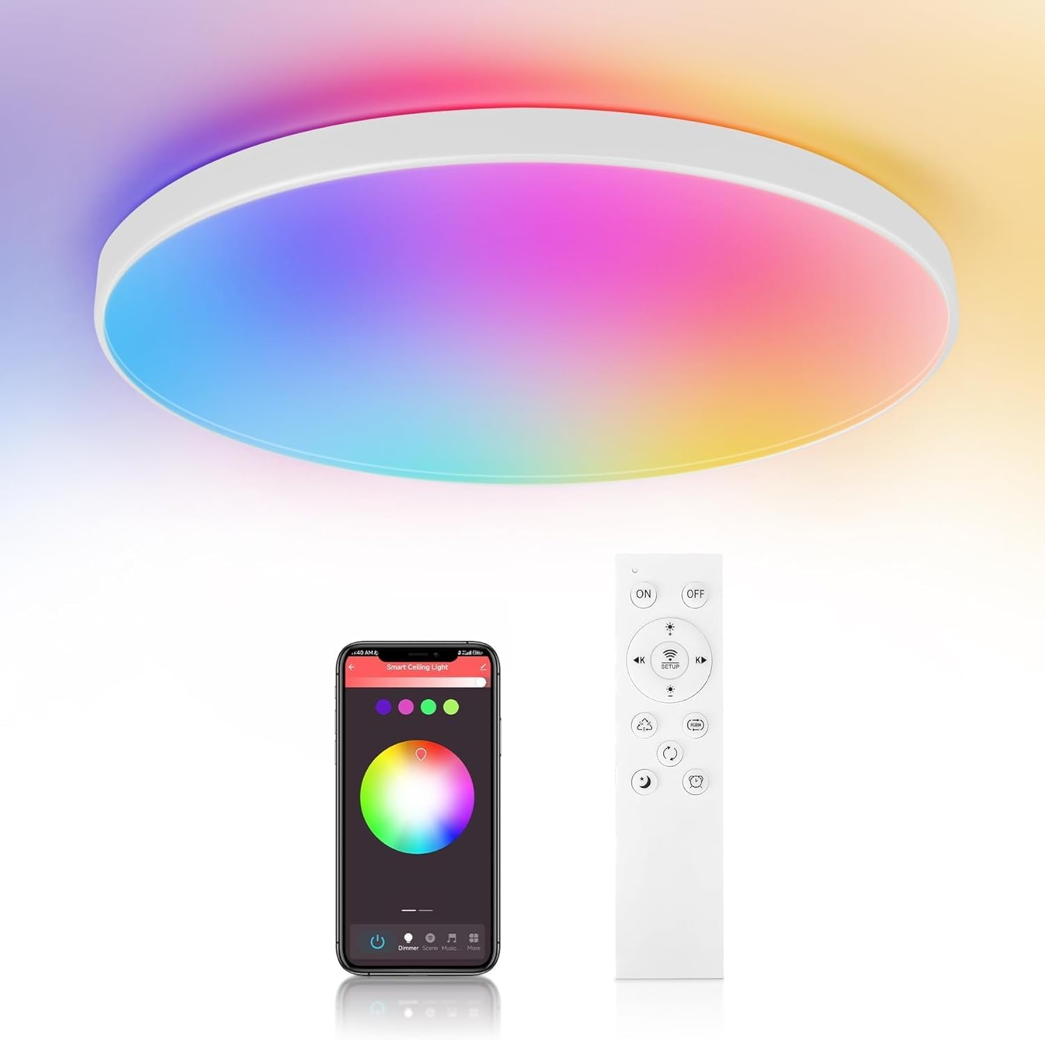 White Ceiling Light