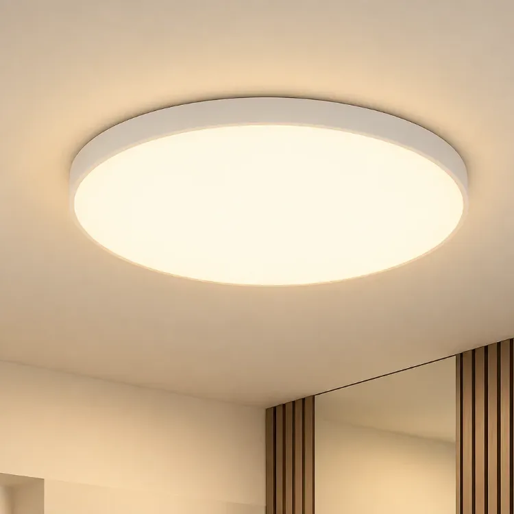 Picture of 48W Round LED Ceiling Light – Flush Mount Design – Warm white – Energy-Efficient Modern Ceiling Light for Homes, Kitchens, Bedrooms & UK Spaces