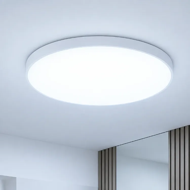 Picture of 48W Round LED Ceiling Light – Flush Mount Design – Warm white – Energy-Efficient Modern Ceiling Light for Homes, Kitchens, Bedrooms & UK Spaces