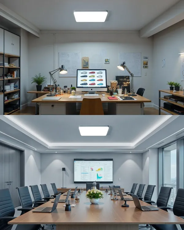 Picture of 48W LED Square Ceiling Light 30x30cm Cool White Flush Mount - Give a New Look To Your Room