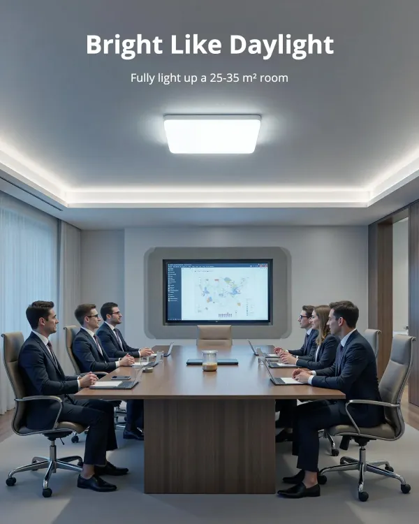 Picture of 48W LED Square Ceiling Light 30x30cm Cool White Flush Mount - Give a New Look To Your Room