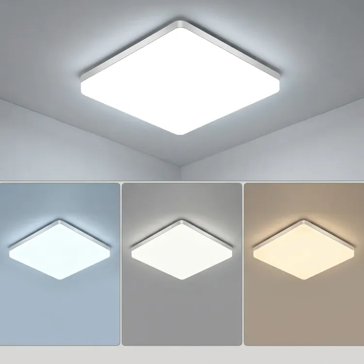 Picture of 48W LED Square Ceiling Light 30x30cm White Flush Mount - Give a New Look To Your Room - Make a Dull Room Feel Fresh
