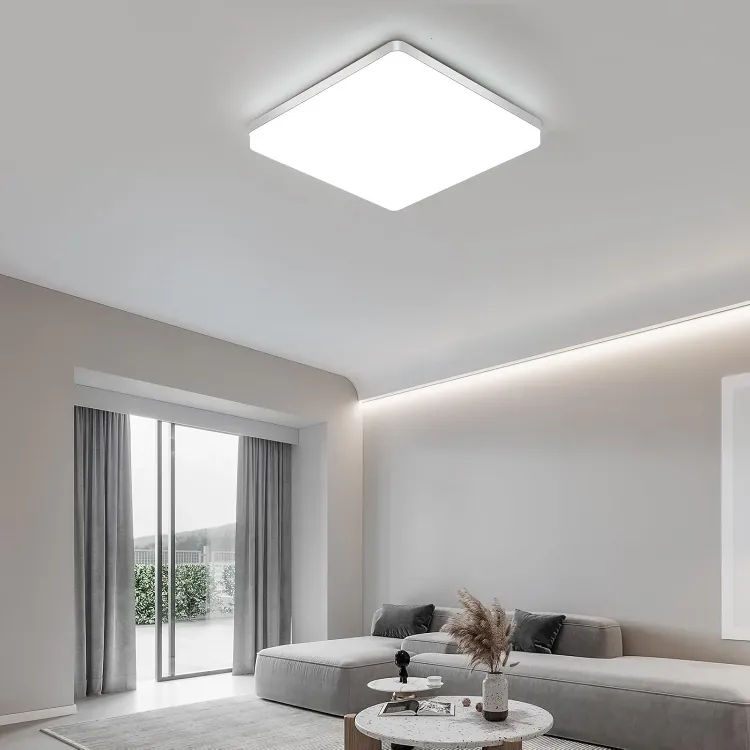 Picture of 48W LED Square Ceiling Light 30x30cm White Flush Mount - Give a New Look To Your Room - Make a Dull Room Feel Fresh