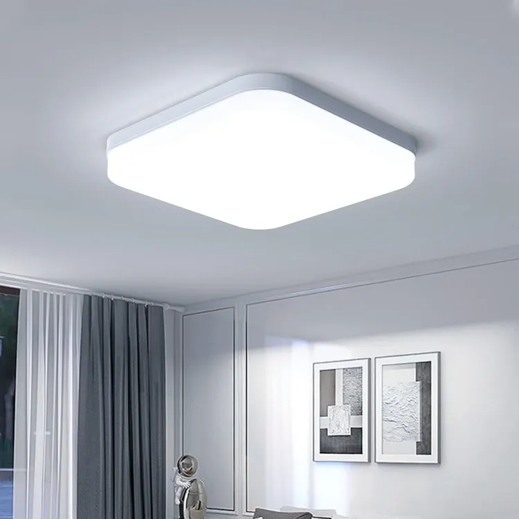 Picture of 48W LED Square Ceiling Light 30x30cm White Flush Mount - Give a New Look To Your Room - Make a Dull Room Feel Fresh