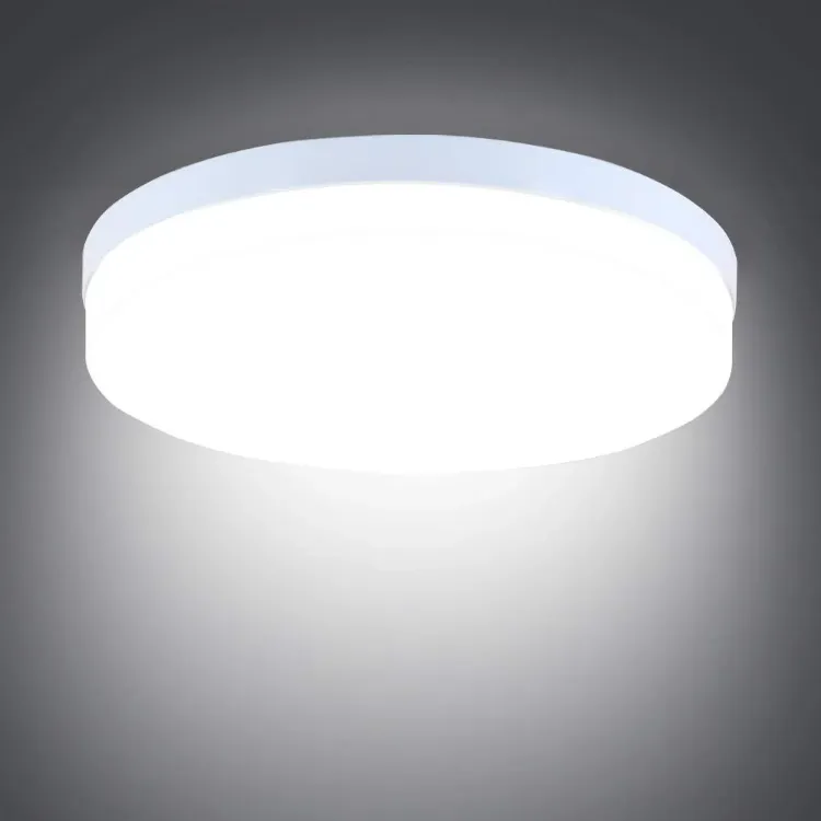 Picture of 48W Round LED Ceiling Light – Flush Mount Modern Ceiling Lamp for Bedrooms, Living Rooms, Kitchens & Hallways - A warmer way to light the rooms you actually relax in